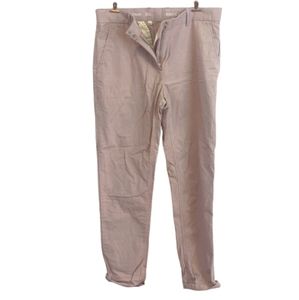 GAP broken-in straight khakis in blush, size 2R